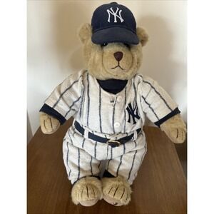 1941 Joe DiMaggio New York Yankees Cooperstown Baseball Teddy Bear #298 W/stand